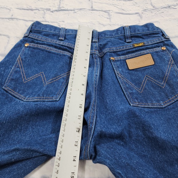 Wrangler 13MWZ Jeans MENS SIZE 33X32 Cowboy Rodeo Cut Blue Denim VINTAGE USA - Picture 7 of 10
